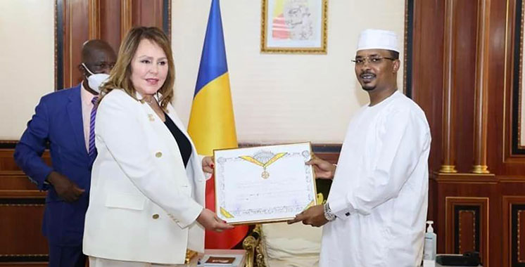 La Marocaine Bouchra Hajij élevée au rang d’officier de l’Ordre National du Tchad