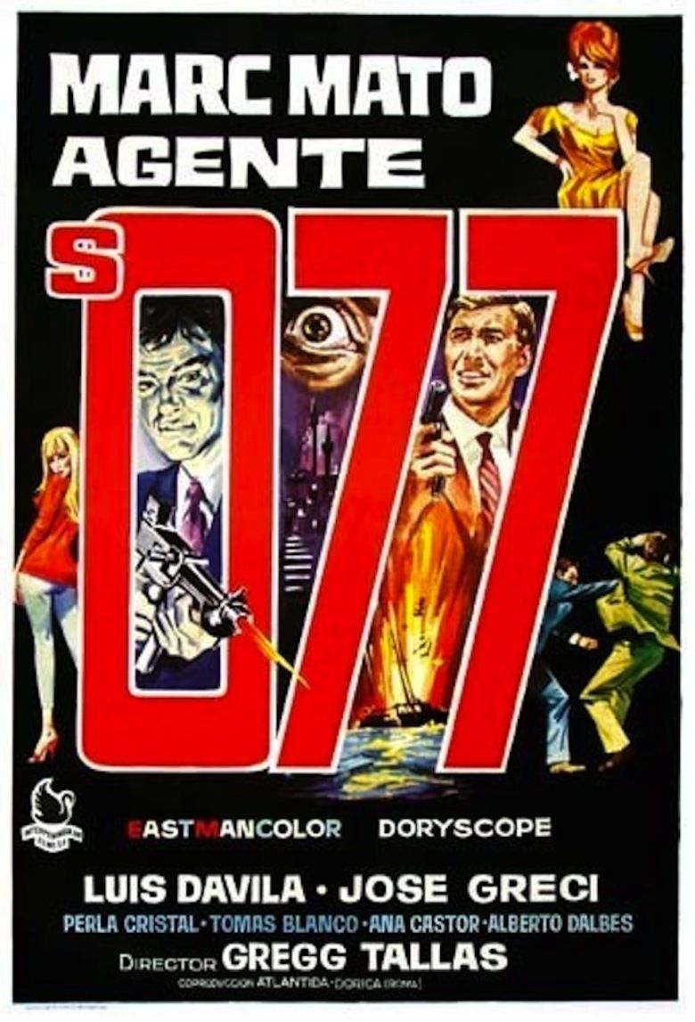 Affiche du film «Espionage in Tangier» sorti en 1965. / Ph. DR
