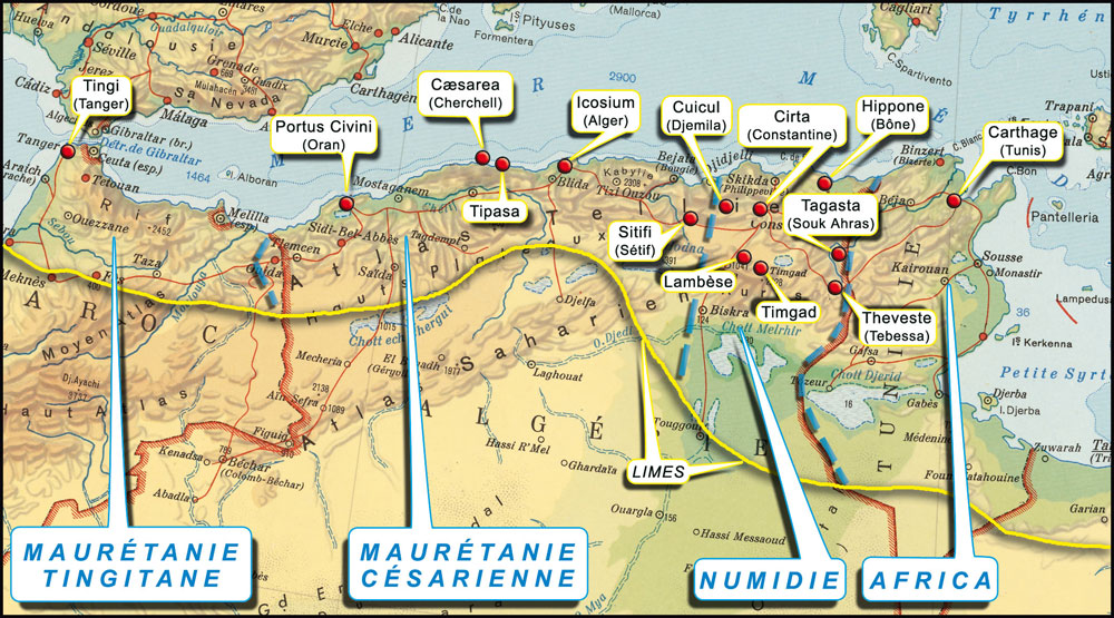 Carte de la Maurétanie./Ph.DR