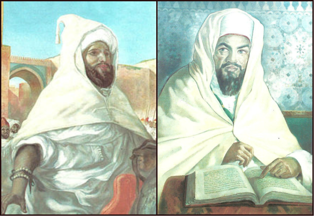 Moulay Abderrahmane (g) et Moulay Slimane. / Ph. DR