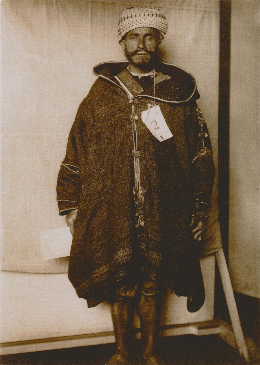 Portrait de Sherman de Haroun Riffi Ben Mohamed, un rifain arrivé à Ellis island le 13 mai 1913. / DR