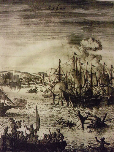 Illustration du port de Salé au 17e siècle. / Ph. DR