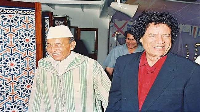 Hassan II et Mouammar Kadhafi. / Ph. DR