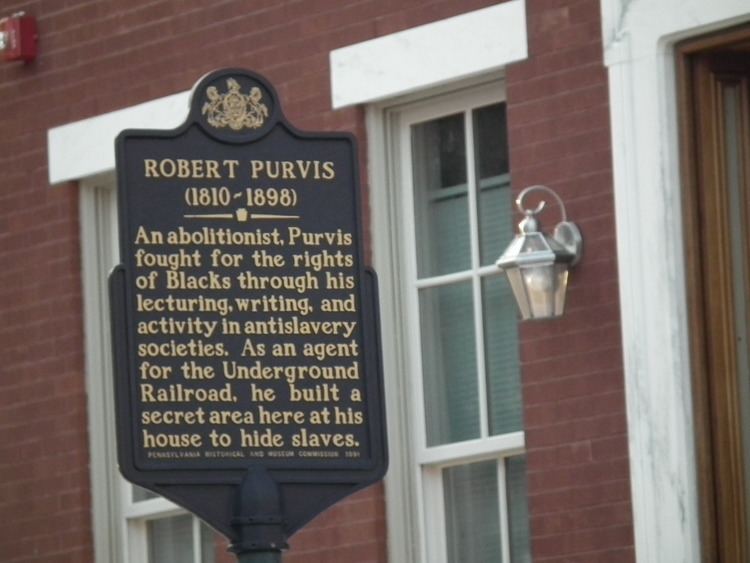 La maison de Robert Purvis sera rénovée pour lui rendre hommage. / Ph. alchetron.com