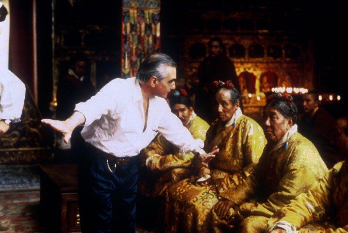 Martin Scorsese lors du tournage de «Kundun». /imdb