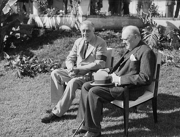 Le président américain Franklin Roosevelt et le Premier ministre britannique Winston Churchill. DR