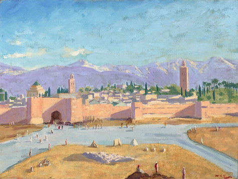 «Tower of Koutoubia Mosque» (1943). / DR