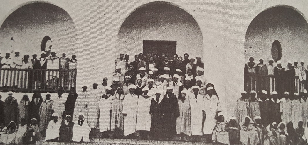 Les étudiants d'une école berbère au Maroc. / Ph. «Mémoires du patrimoine marocain»