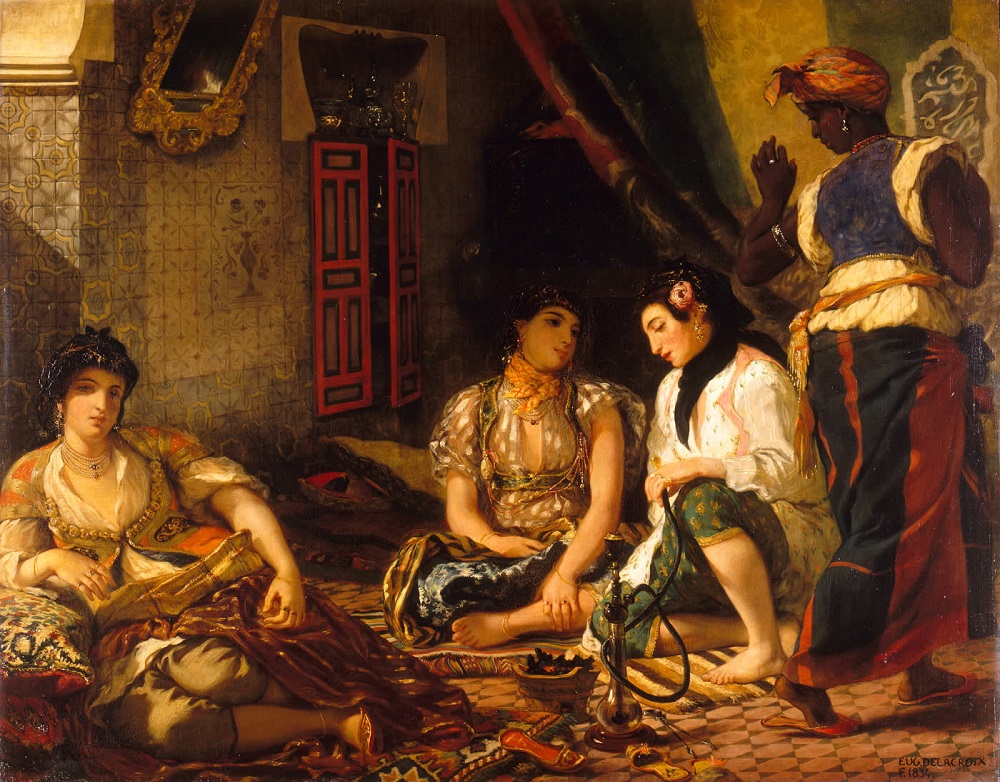 Les Femmes d’Alger dans leur appartement, Eugène Delacroix (1834)