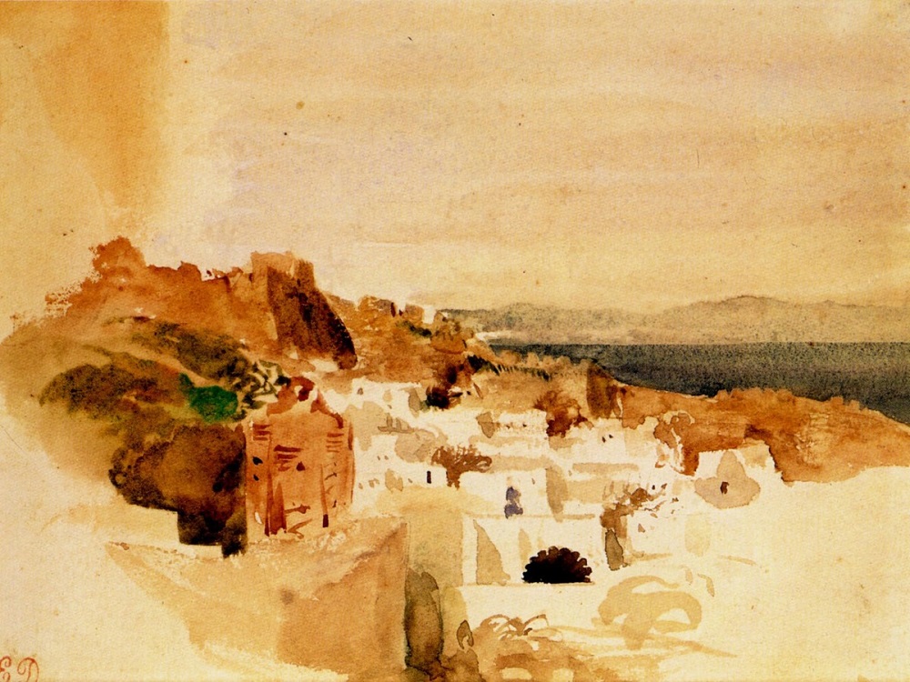 Vue de Tanger, Eugène Delacroix (1832)