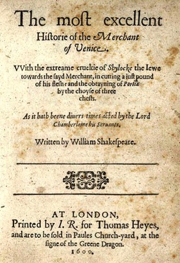 «The Merchant Of Venice» de William Shakespeare. / Ph. DR