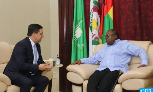 M. Nasser Bourita, Émissaire de SM le Roi, reçu en audience par le Président de la Guinée-Bissau