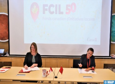 Signature à Rabat d'accords de contribution du Fonds canadien d’initiatives locales au titre de l’an