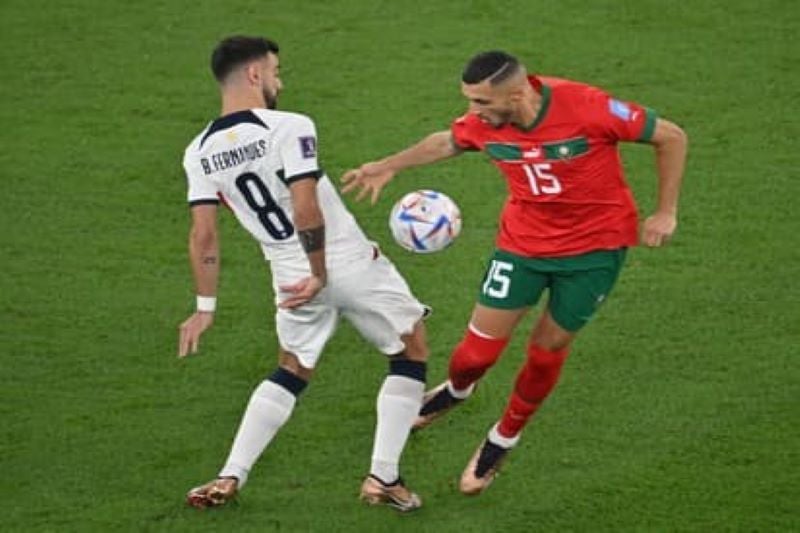 Mondial 2022 : Le Maroc prend l'avantage face au Portugal lors de la première mi-temps (1-0)