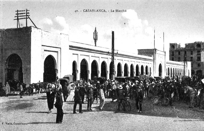 Le marché central de Casablanca, de l'architecte Pierre Bousquet, 1917. / Ph. DR 