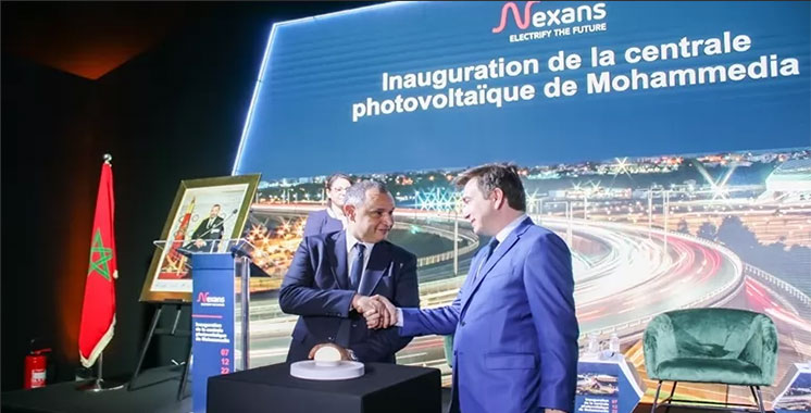 Nexans lance sa centrale  photovoltaïque à Mohammedia