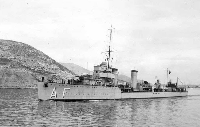 Almirante Ferrándiz est aussi le nom d'un navire espagnol ayant participé à la Guerre civile espagnole mais détruits par les nationalistes en 1936. / DR