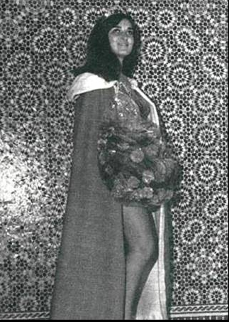 Naima Benjelloun, Miss Maroc de 1967. / Ph. DR