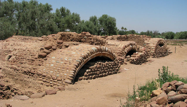 Le hammam dans le site archéologique d'Aghmat. / Ph. Flickr