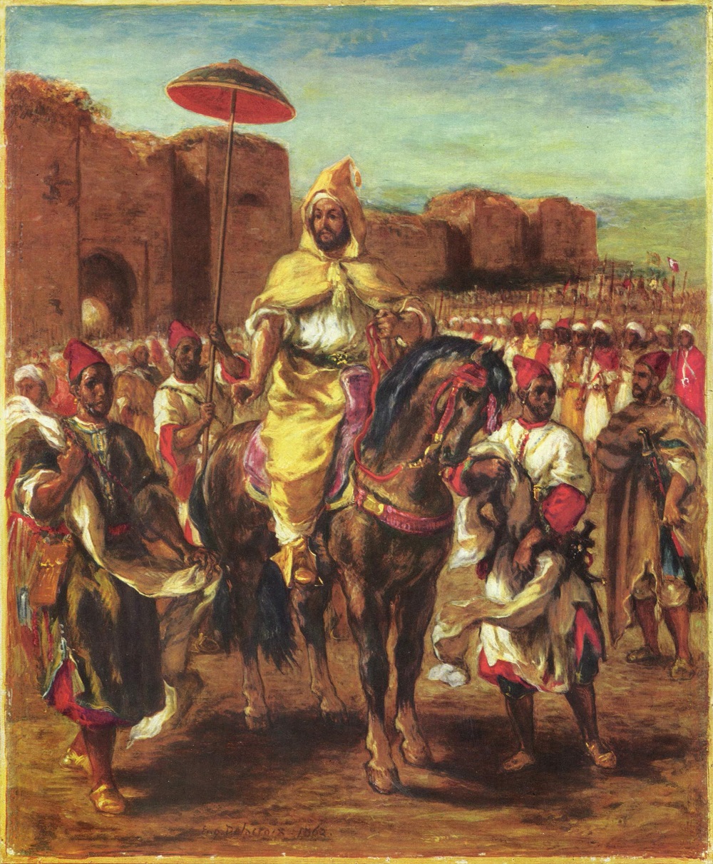 Le Sultan du Maroc, Eugène Delacroix (1845)