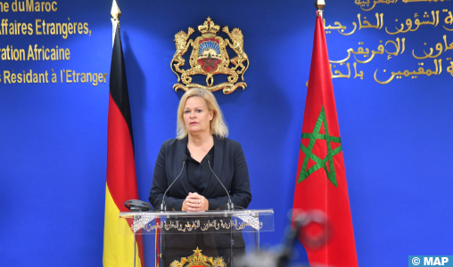 Le Maroc et l’Allemagne partagent plusieurs intérêts et défis communs (Nancy Faeser)