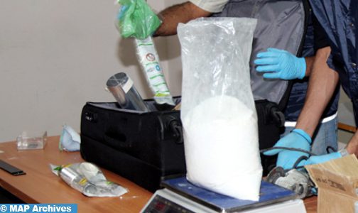 El Guergarat: mise en échec d’une tentative de trafic international de drogues dures et saisie de 362,95 kg de cocaïne (DGSN)