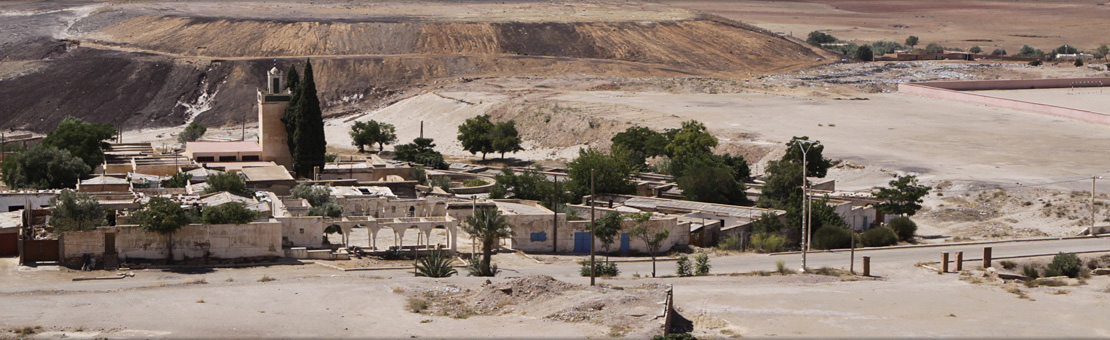 A une soixantaine de kilomètres au sud d'Oujda, la ville de Jerada s'est construite autour de la mine de charbon. / Ph. DR.